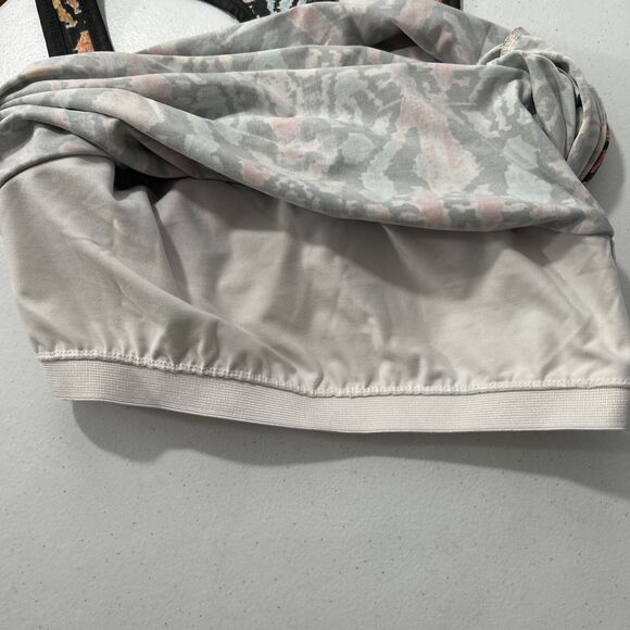 Body Central Tank Top Womens Medium Racerback Built in Bra Abstract Y2K - Picture 8 of 8